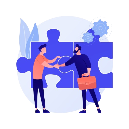 coworkers cartoon characters effective collaboration coworkers cooperation teamwork colleagues discussing solution successful interaction 335657 2309 removebg preview